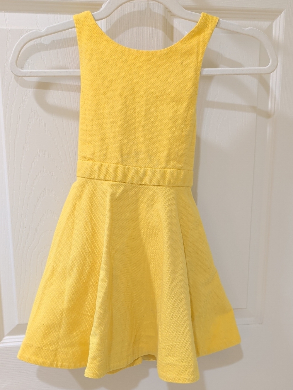 Polo by Ralph Lauren Yellow Textured Fit-and-Flare Dress